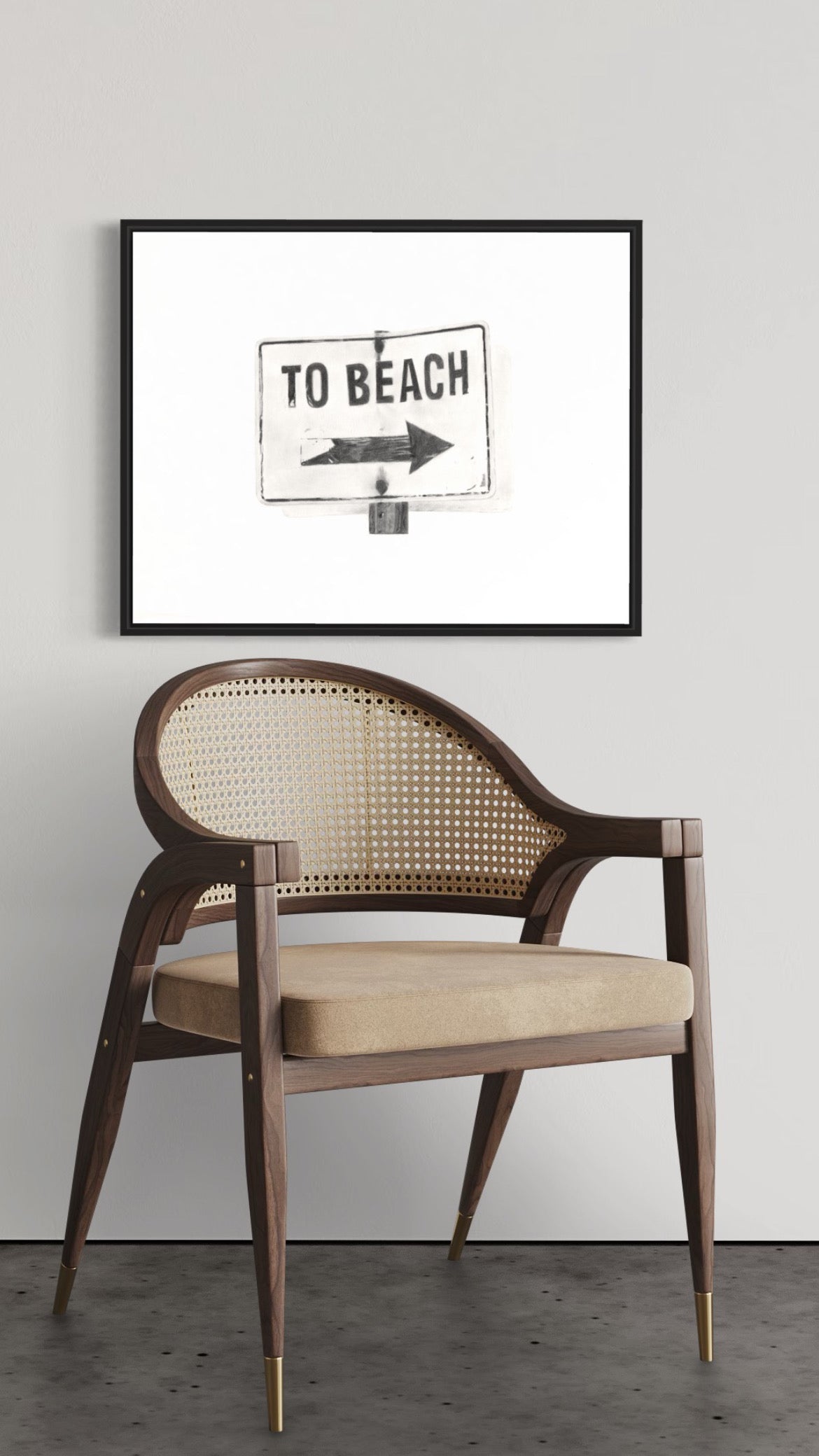 To Beach - Fine Art Print