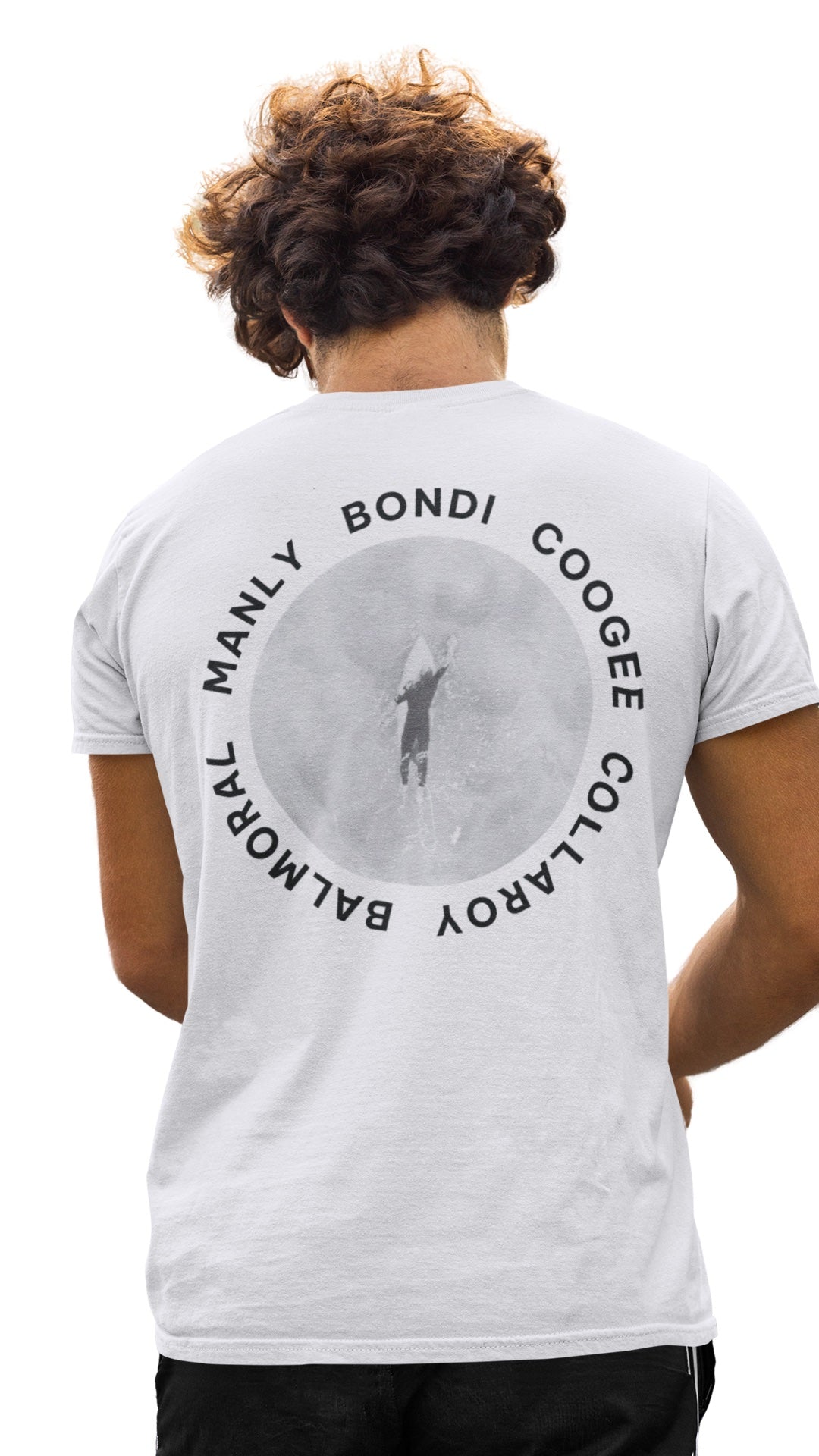 Paddling Surfer - Bondi Coogee Collaroy Balmoral Manly - Men's Staple Tee