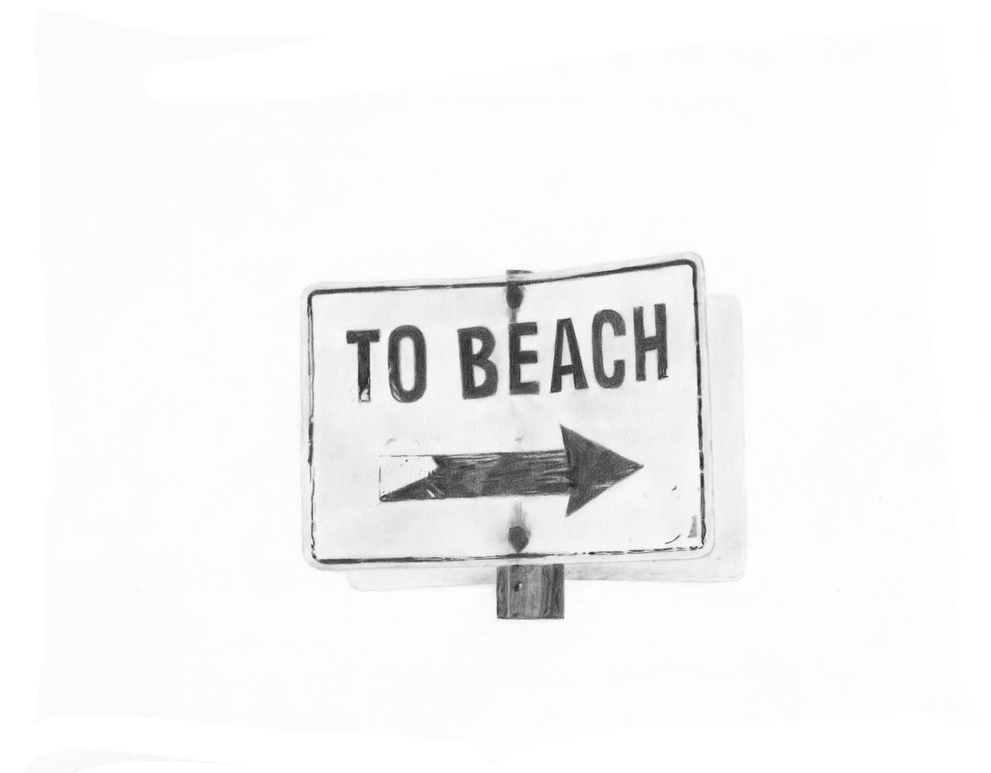 To Beach - Fine Art Print