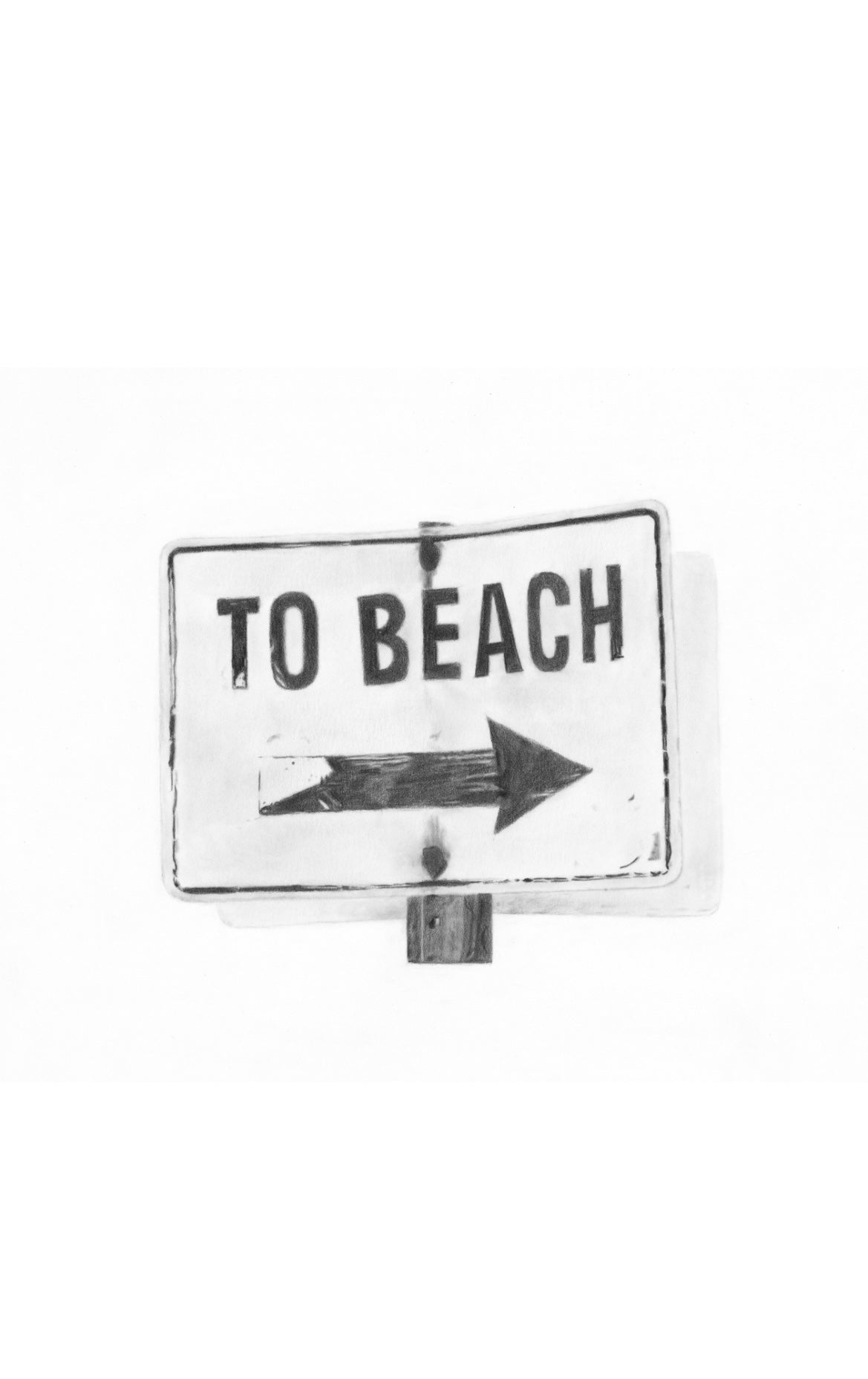 To Beach - Fine Art Print