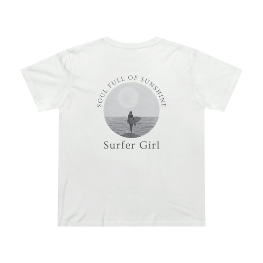 Surfer Girl - Soul Full Of Sunshine - Women’s Maple Tee - Back