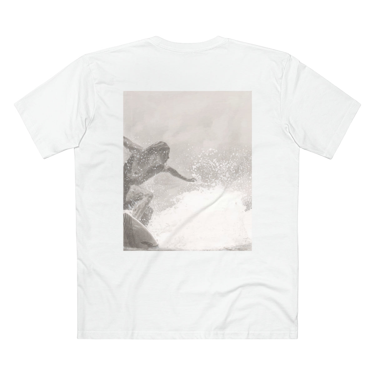 Surfer - Original Drawing -  Men's Staple Tee