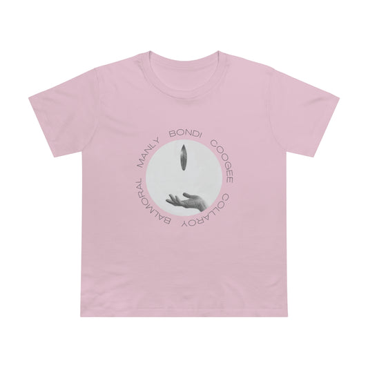 Imagine - Bondi Coogee Collaroy Balmoral Manly - Women’s Maple Tee - Pink