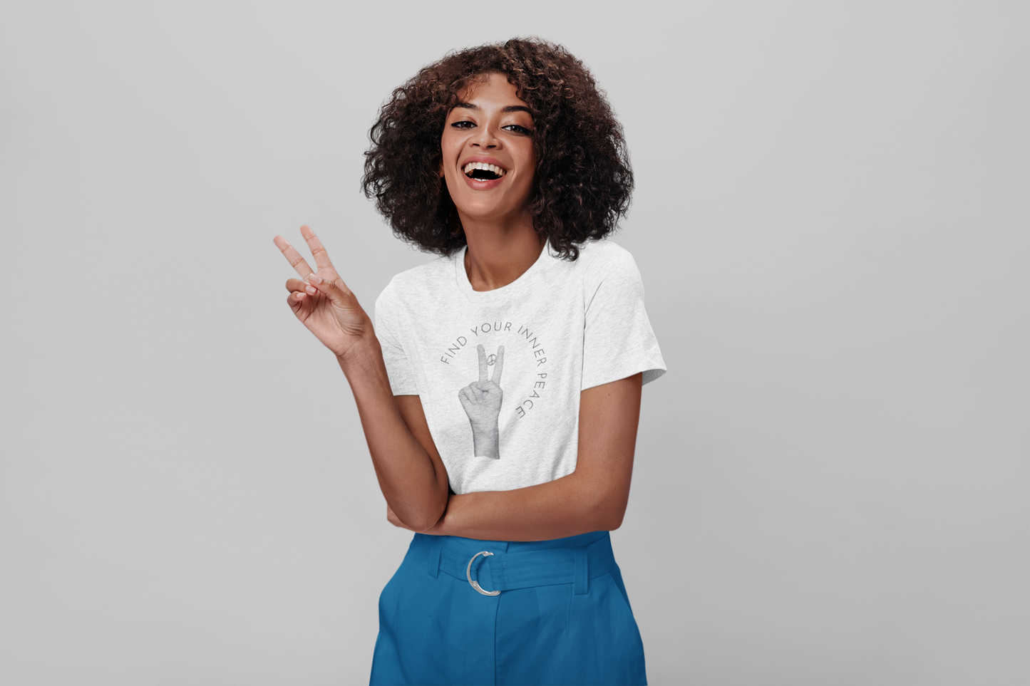 Peace Sign - Find Your Inner Peace - Women’s Maple Tee